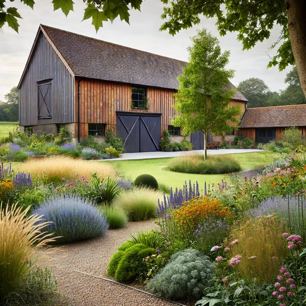 barn conversion landscaping ideas